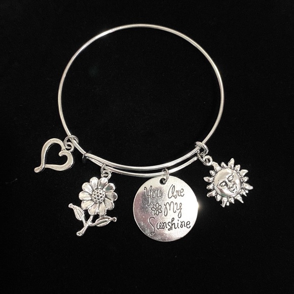 You Are My Sunshine Bracelet May Be Personalized - Picture 3 of 7